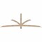 Ekena Millwork Davenport Smooth Timber Gable Bracket, Douglas Fir, 108"W x 36"H x 3 1/2"D x 3 1/2"F, 8/12 Pitch GBW108X36X0404DAV00SDF - alternate 1